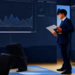 development trends 2023 - a man analyzing big charts in the room